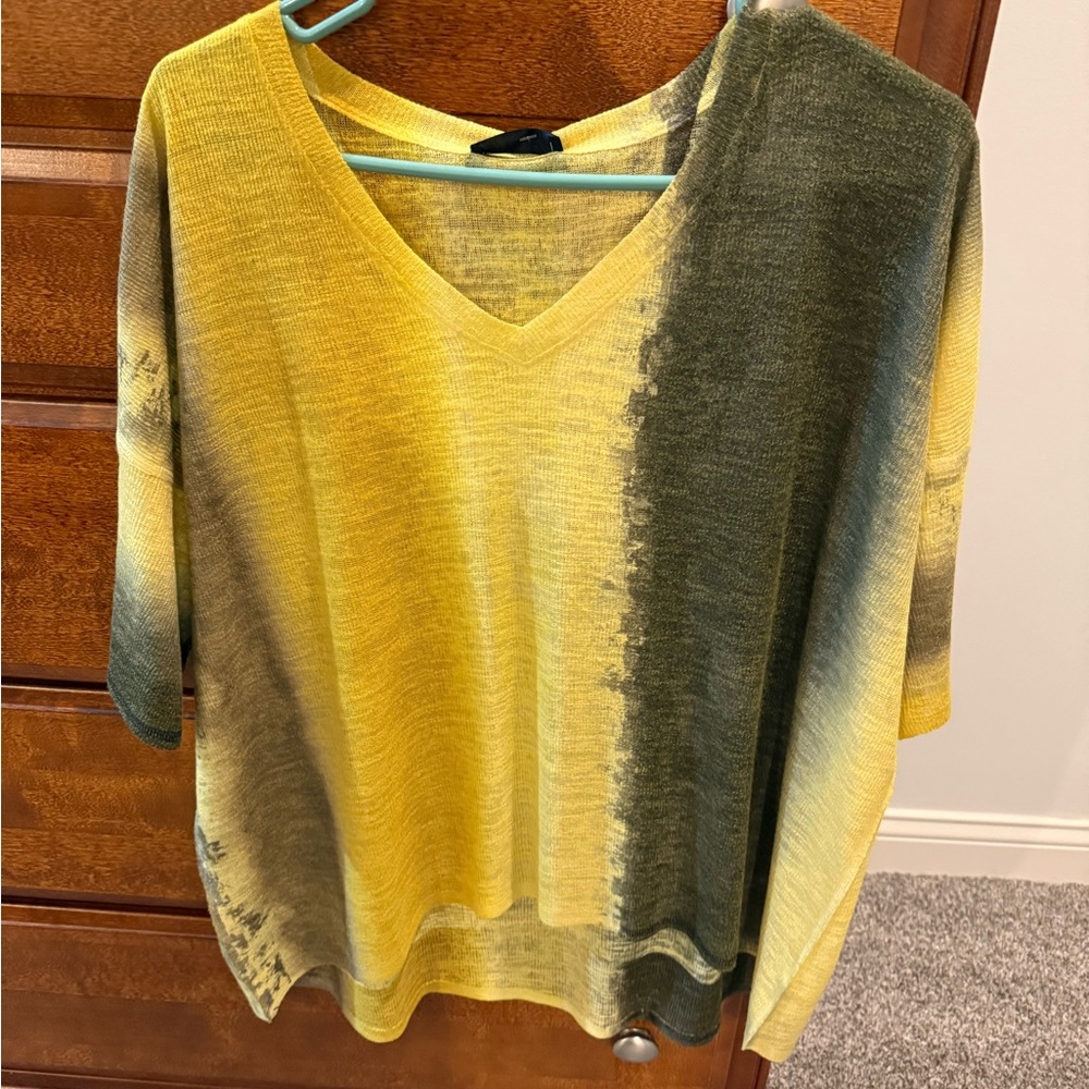Nally & Millie Mustard Knit Top